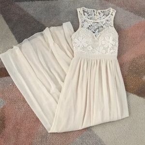 Ivory formal dress